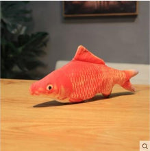 将图片加载到图库查看器，Tiktok pet toy for amusing cats electric fish imitation fish fluttering fish plush toy tail fish
