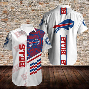 Buffalo Bills Button Up Tee Shirt