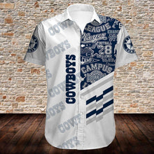 将图片加载到图库查看器，Dallas Cowboys Button Up Tee Shirt
