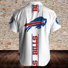 将图片加载到图库查看器，Buffalo Bills Button Up Tee Shirt
