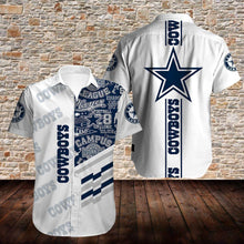 将图片加载到图库查看器，Dallas Cowboys Button Up Tee Shirt
