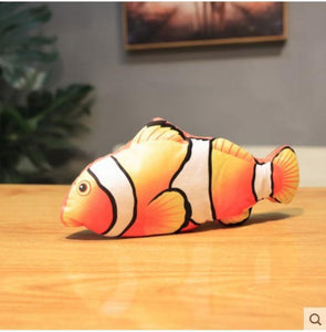 Tiktok pet toy for amusing cats electric fish imitation fish fluttering fish plush toy tail fish